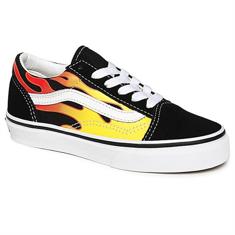 VANS UY Old Skool Flame Sneakers Black\/True White