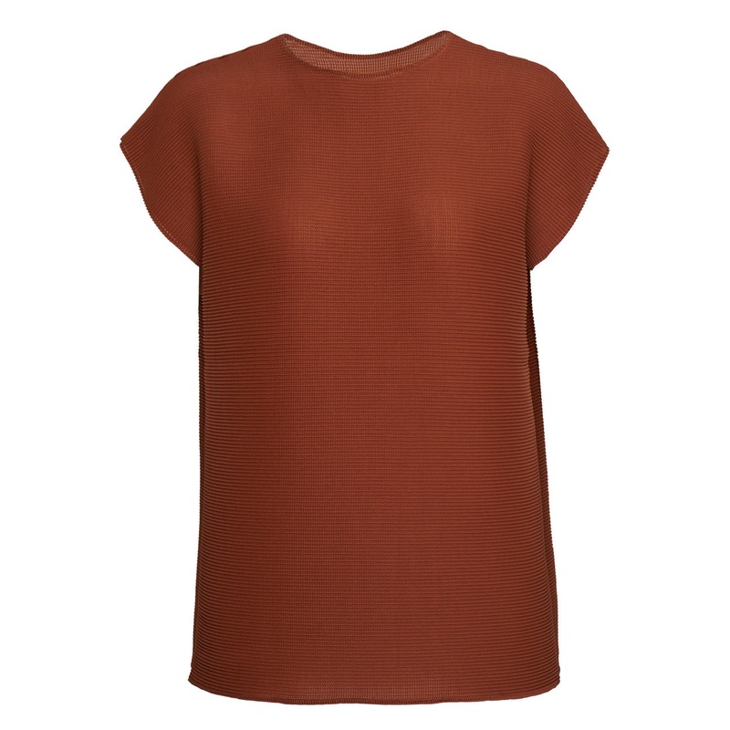 Square Stretch Pleats Top