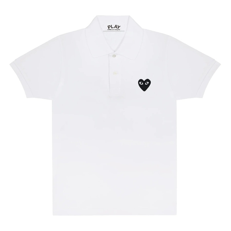 Black Heart Polo Shirt Men