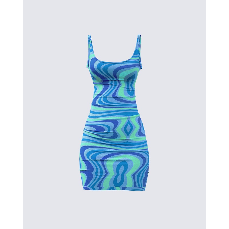 Cher Psychedelic Sweater Dress