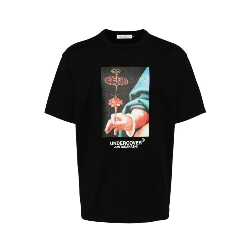 Hand Holding Flower Print Tee