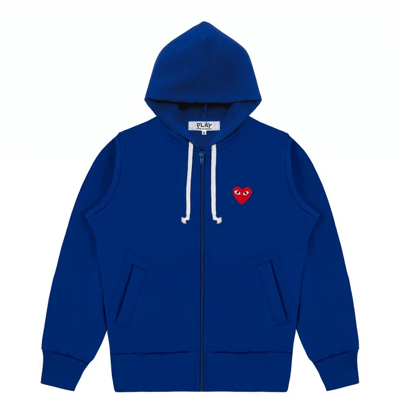 Red Emblem Hoodie Men