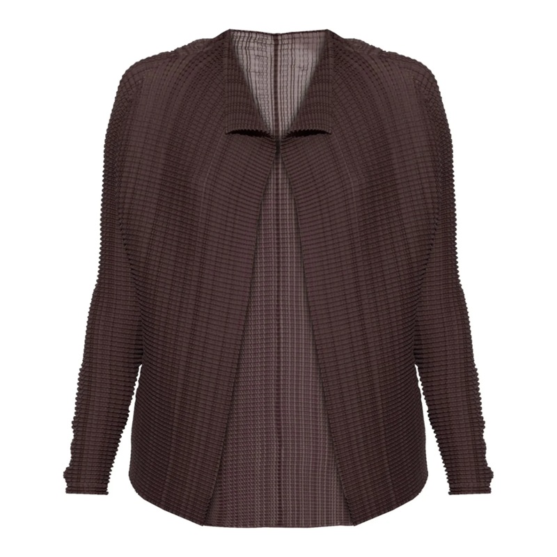Wooly Pleats-56 Pleated Cardigan
