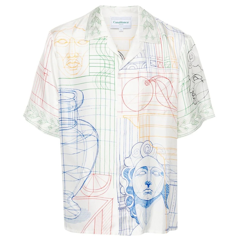 Short Sleeve Cuban Collar Shirt