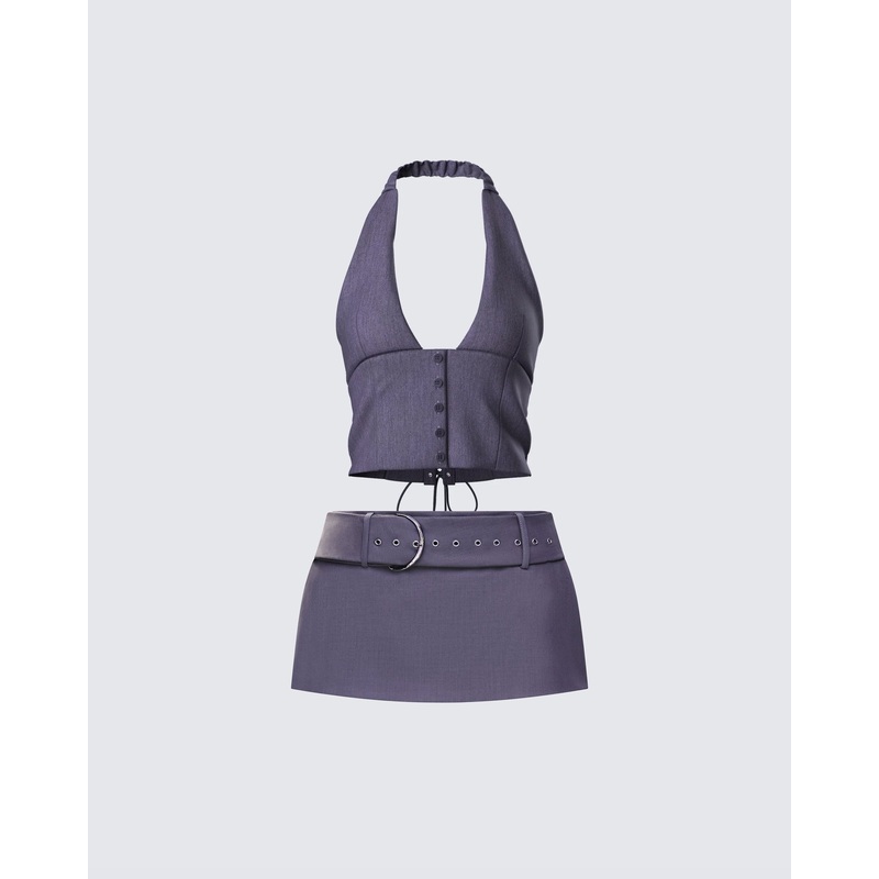 Tami Grey Suiting Set