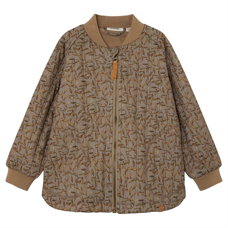 Lil’Atelier Chinchilla Lajuno Quilted Jacket AOP