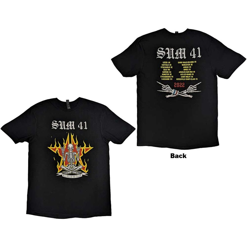 Sum 41 – Aknf Skeleton European Tour 2022 (T-Shirt)