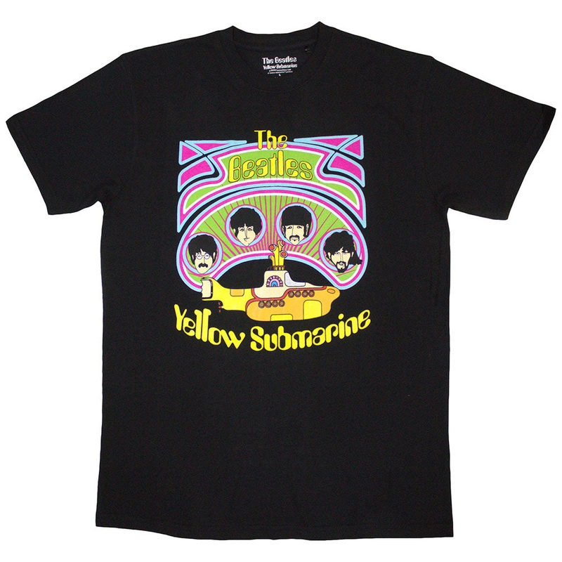 The Beatles – Yellow Submarine Heads in Circles v2 (T-Shirt)