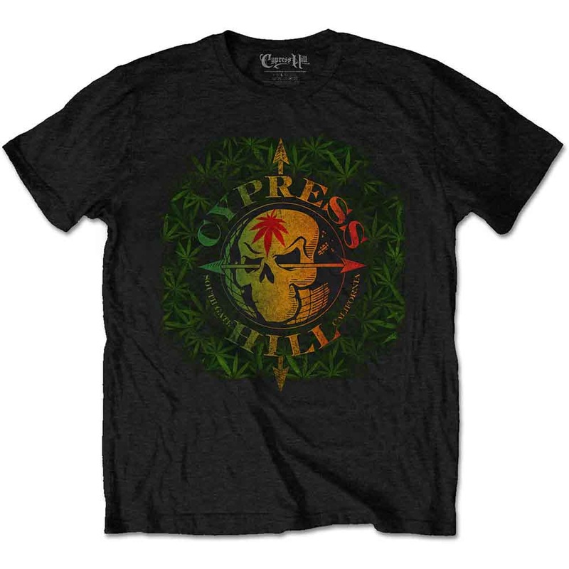 Cypress Hill – South Gate Logo & Leaves (T-Shirt)
