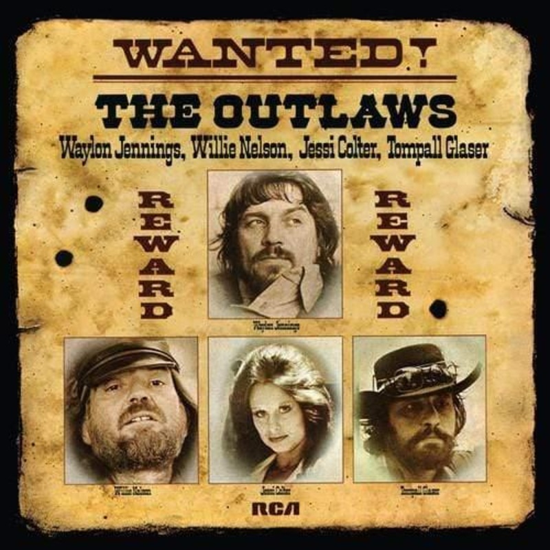 Waylon Jennings, Willie Nelson, Jessi Colter, Tomp – Wanted! The Outlaws  (Vinyl)