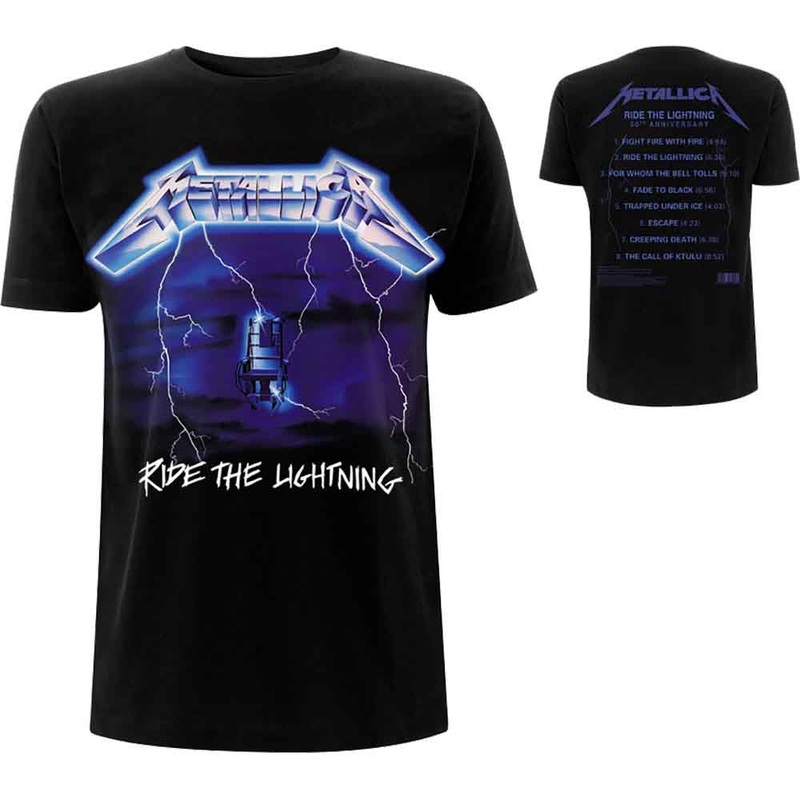 Metallica – Ride The Lightning Tracks (T-Shirt)