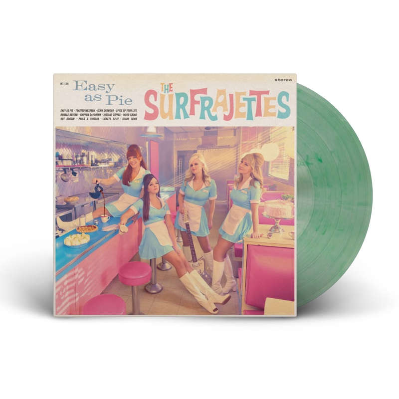 The Surfrajettes – Easy As Pie (Key Lime Pie Color Vinyl)