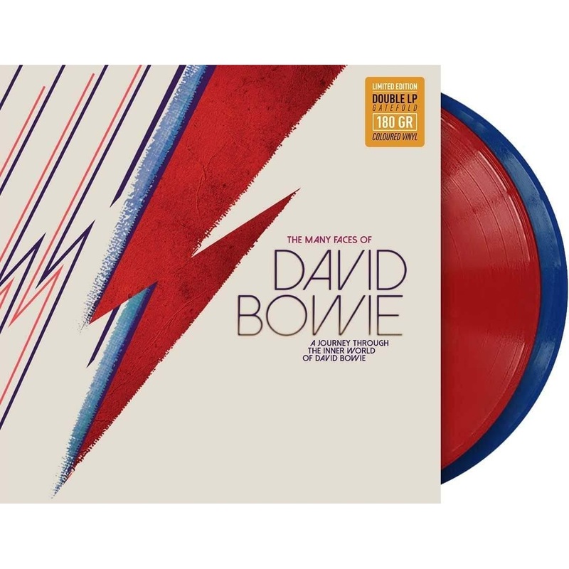 David Bowie – The Many Faces Of David Bowie 2 LP Ltd Gatefold Red/Blue Vinyl
