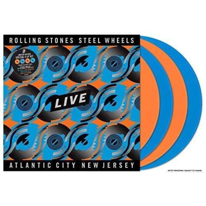 The Rolling Stones – Steel Wheels Live (Live From Atlantic City, Nj, 1989) (4LP (Tangerine/Sky Blue)