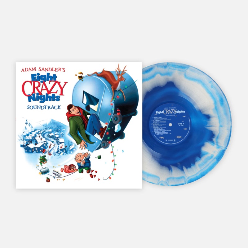 Adam Sandler – Eight Crazy Nights (Original Motion Picture Soundtrack) (Limited Edition, Blue-In-Whitey Color Vinyl)