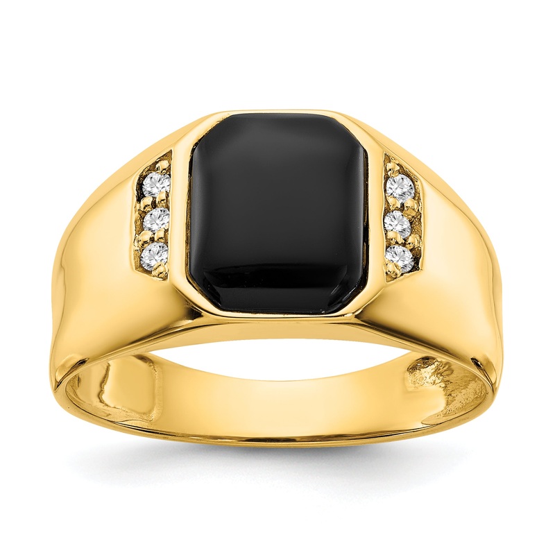 10K Yellow Gold 10K Aa Diamond Ring