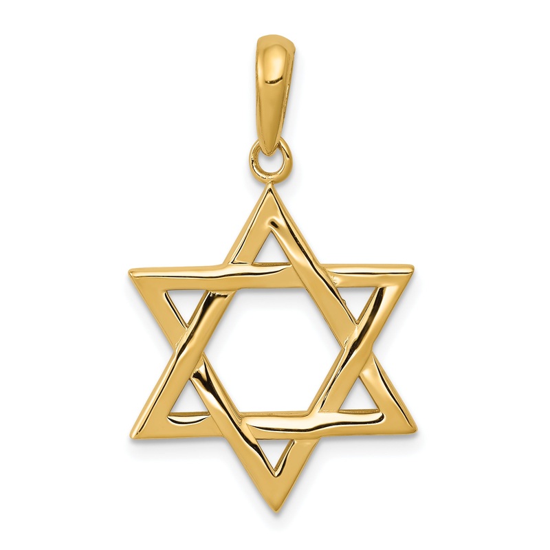 10K Yellow Gold 10K Star Of David Pendant