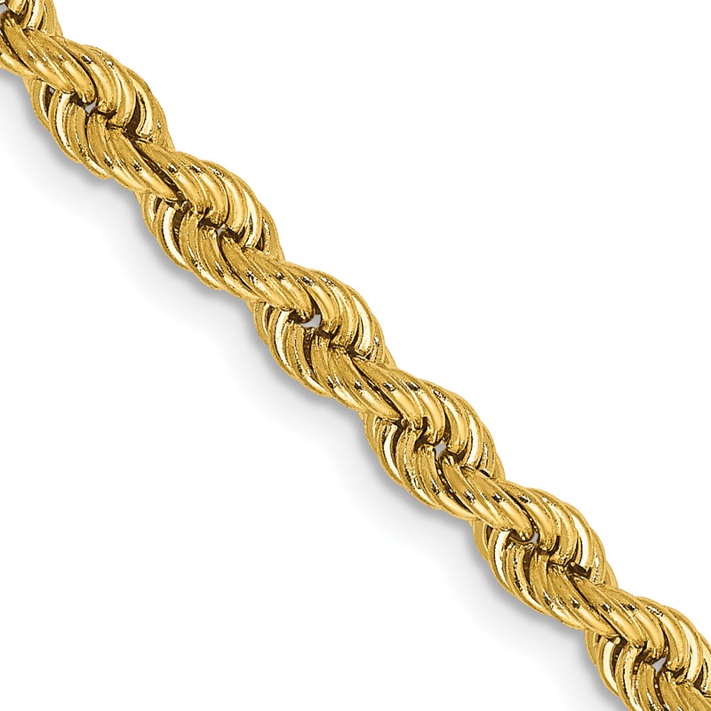 10K Yellow Gold 3.65mm Regular Rope Chain