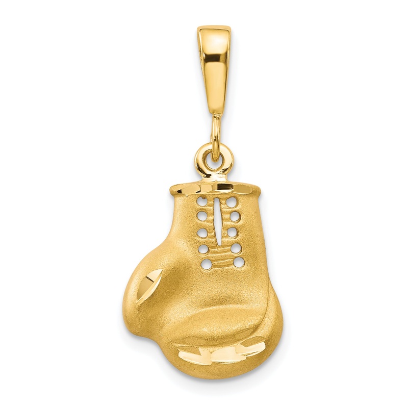10K Yellow Gold 10K Boxing Glove Charm