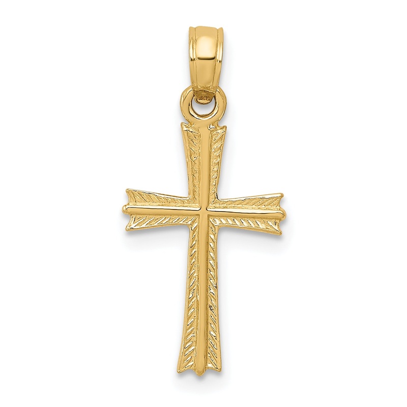 10K Yellow Gold 10K Cross Pendant