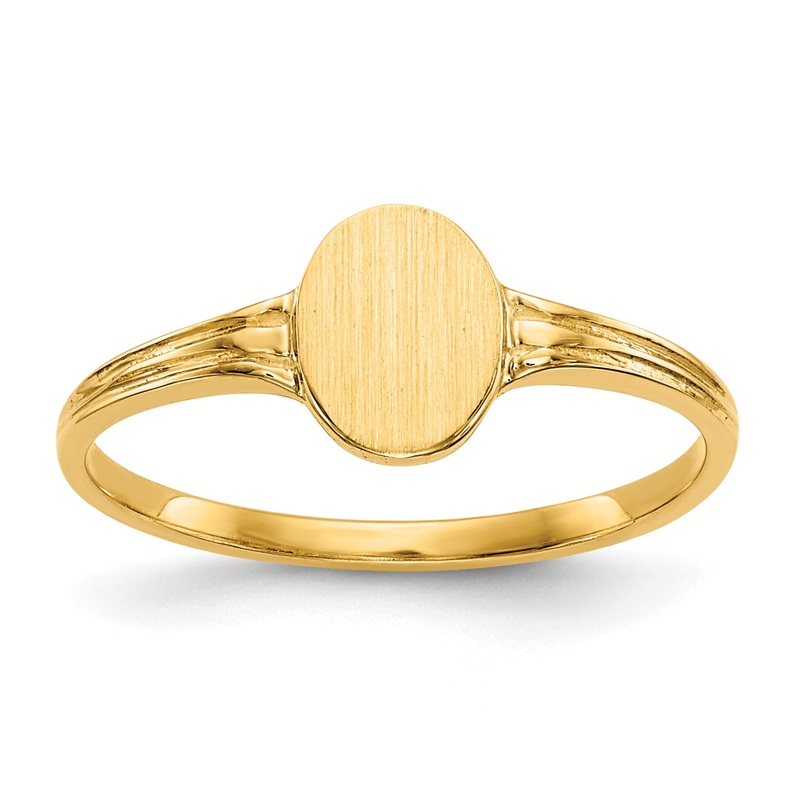 10K Yellow Gold 10K Signet Ring