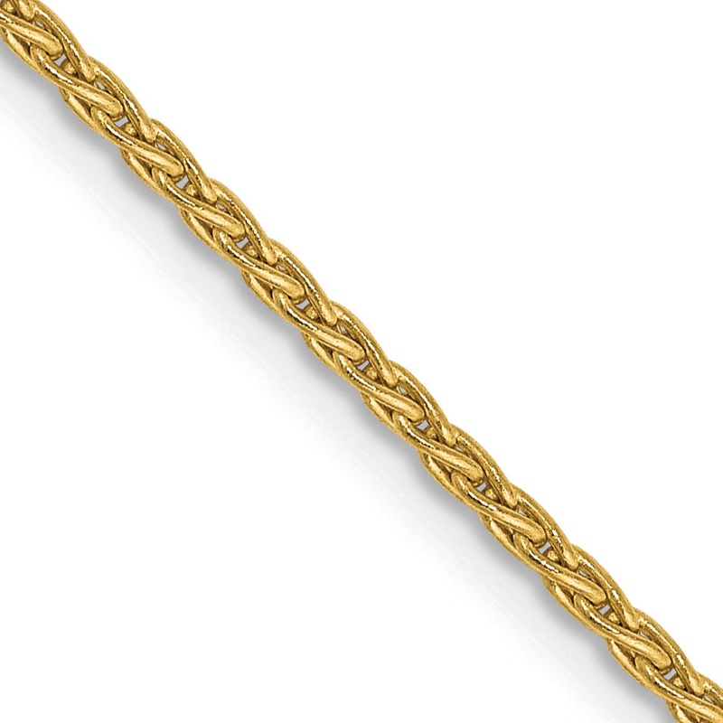10K Yellow Gold 1.5mm Parisian Wheat Chain