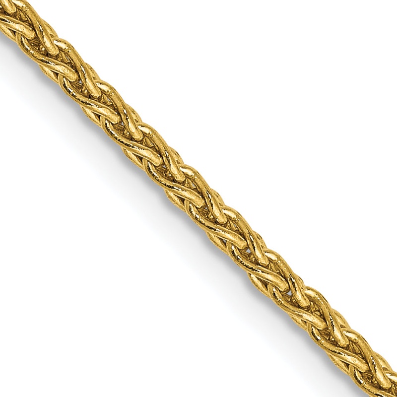 10K Yellow Gold 1.75mm Parisian Wheat Chain