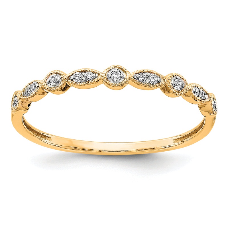 10K Yellow Gold 10K Diamond Ring