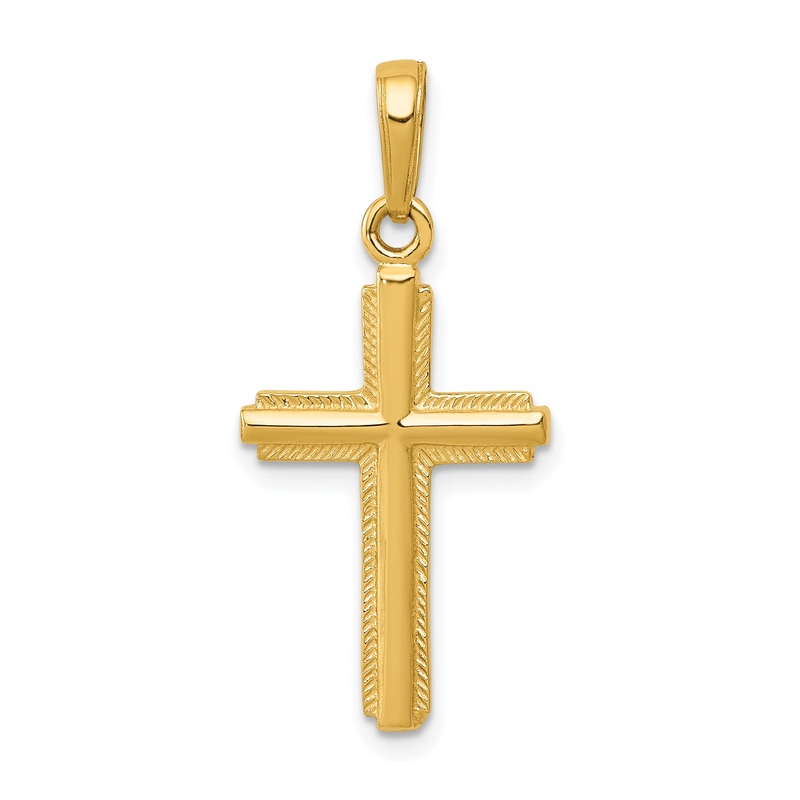 10K Yellow Gold Cross Pendant