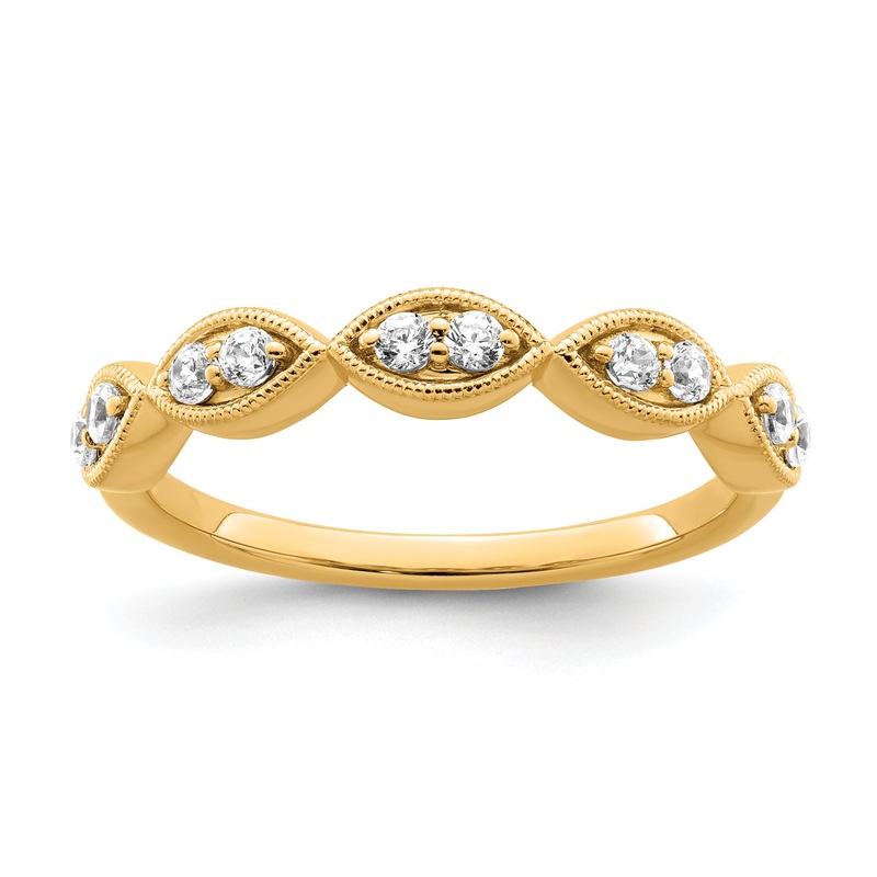 14k Yellow Gold 1/4 Ct. Lab Grown Diamond VS/SI+ G+ Ring