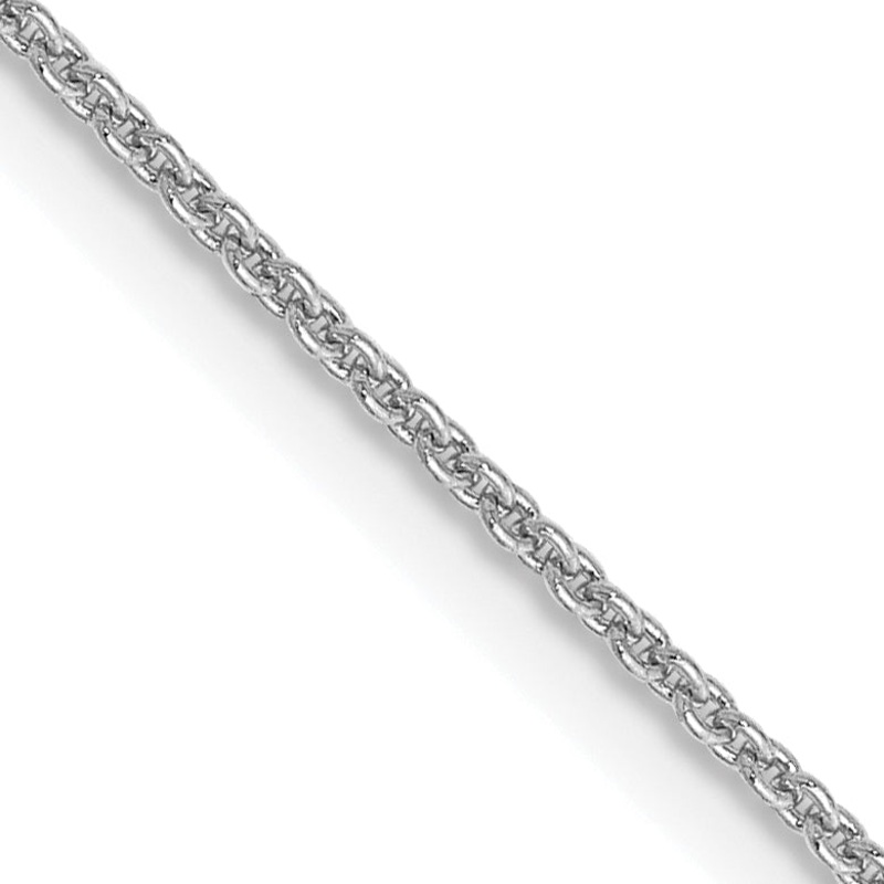 10K White Gold Wg .9mm Cable Chain