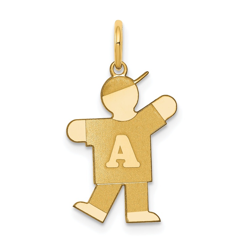 14k Yellow Gold 14k Kid Charm