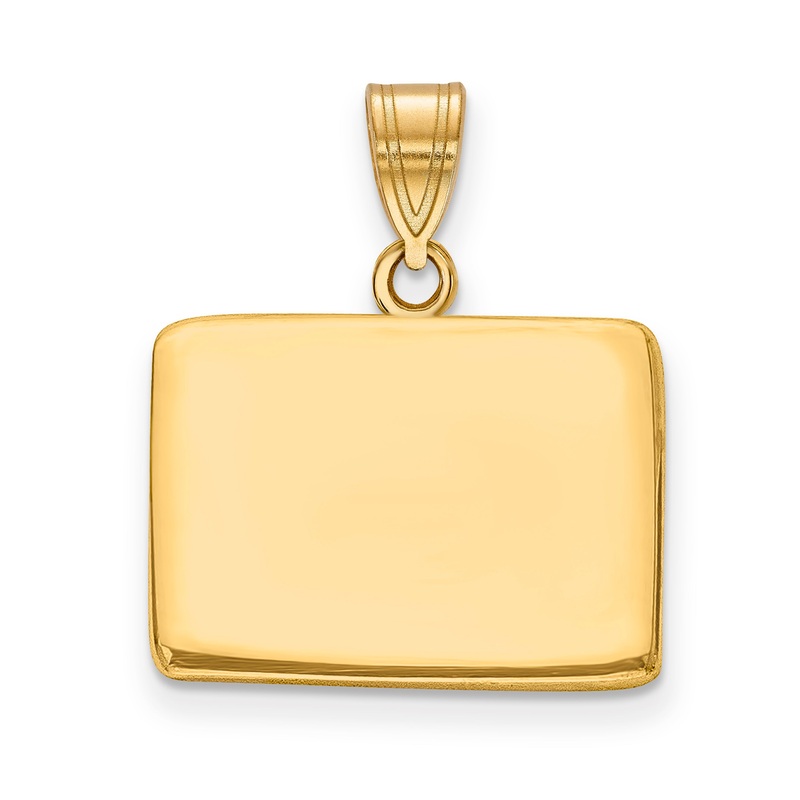 14k Yellow Gold 14KY Colorado State Pendant