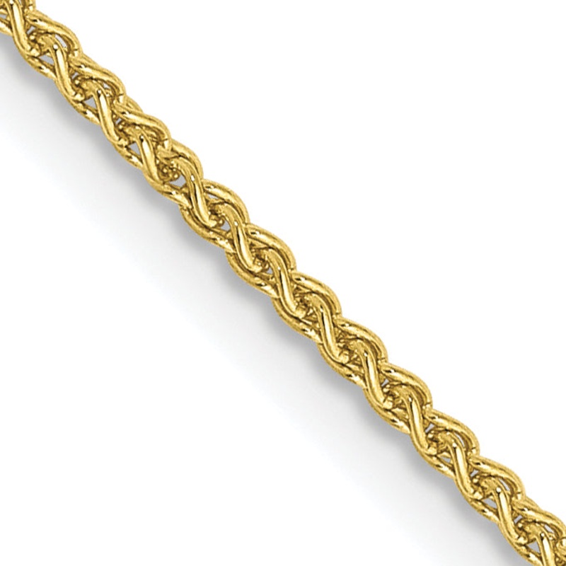 10K Yellow Gold 1.25mm Spiga Chain