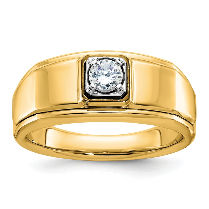 10K Yellow Gold Ibgoodman Men’S Diamond Ring Mounting