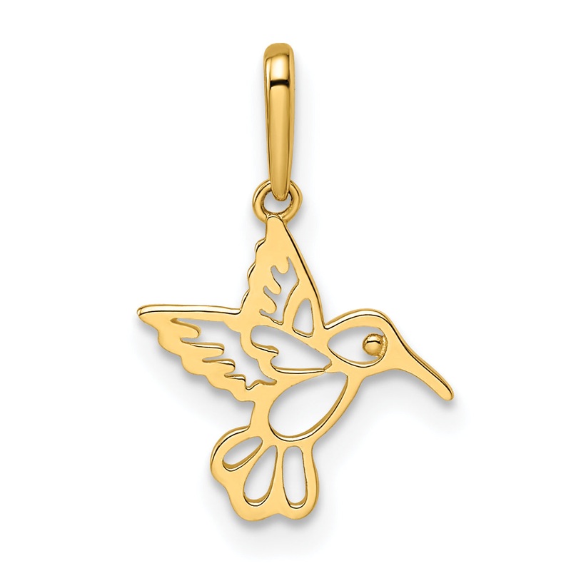 14k Yellow Gold 14k Madi K Hummingbird Pendant