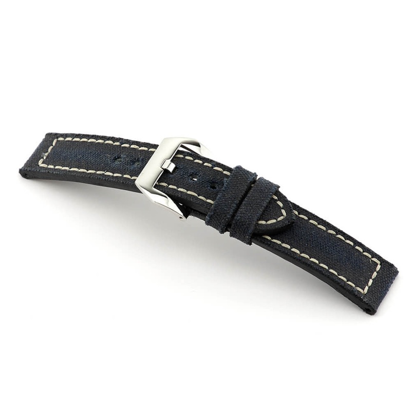 Genuine Canvas Watch Band | Indiana | Black