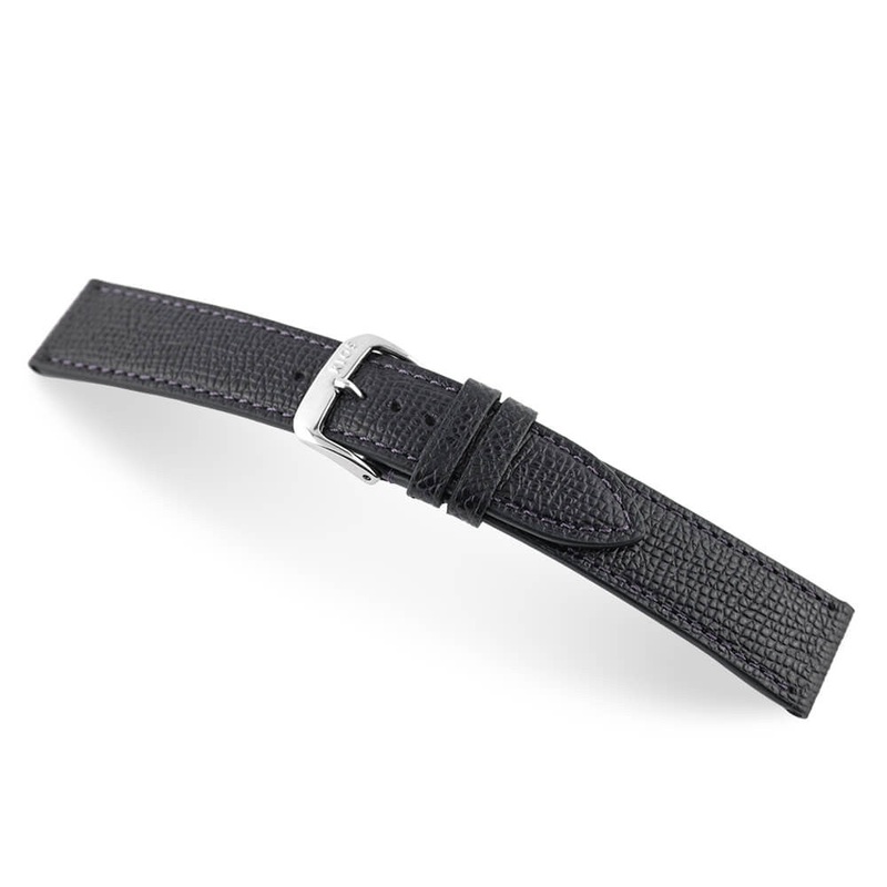 Genuine Cowhide Watch Band | French | Graphite