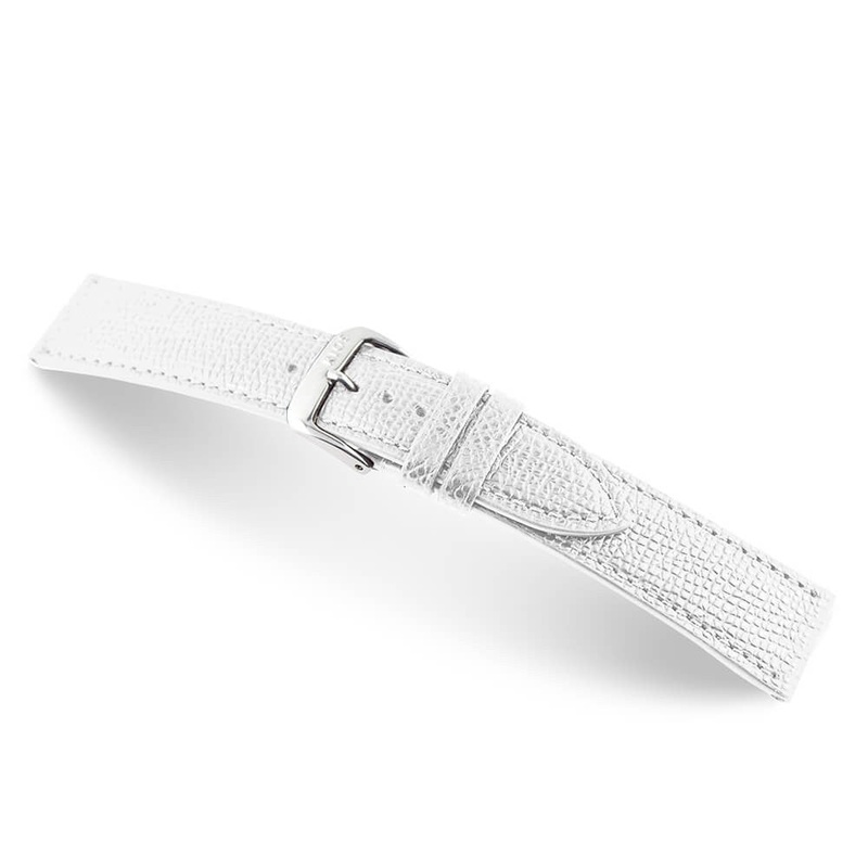 Genuine Cowhide Watch Band | French | White