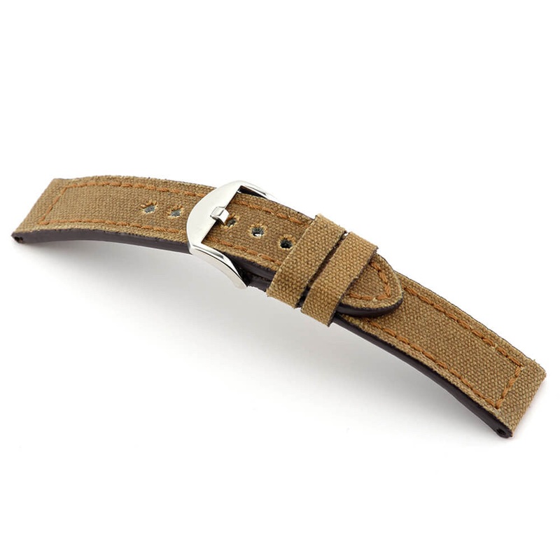 Genuine Canvas Watch Band | Virginia | Honey