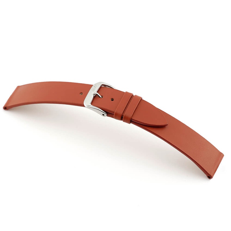 Genuine Cowhide Watch Band | Elegant | Stitchless | Cognac