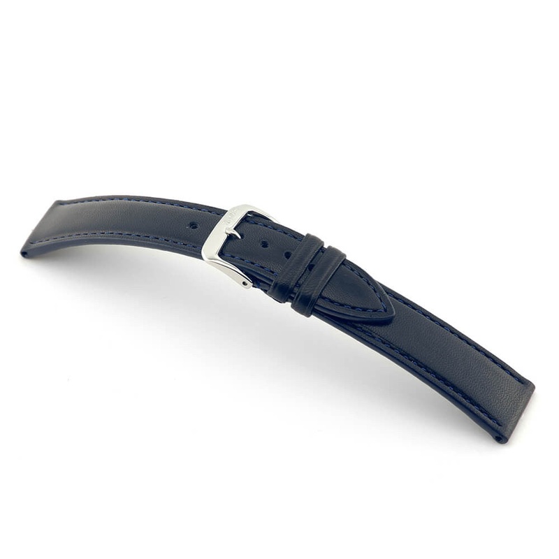 Genuine Lambskin Watch Band | Merino | Ocean Blue