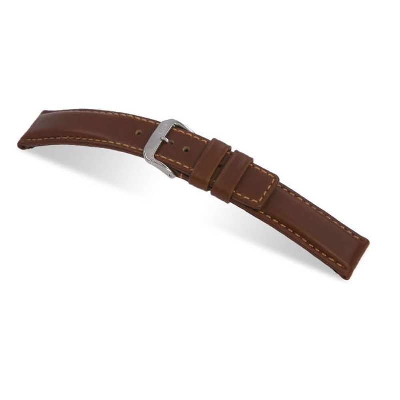 Hydrophobic Leather Watch Band | Diver | Water Resistant | Mahogany