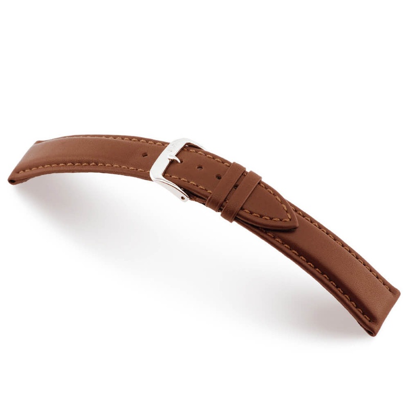 Hydrophobic Leather Watch Band | Off Shore | Water Resistant | Mahogany