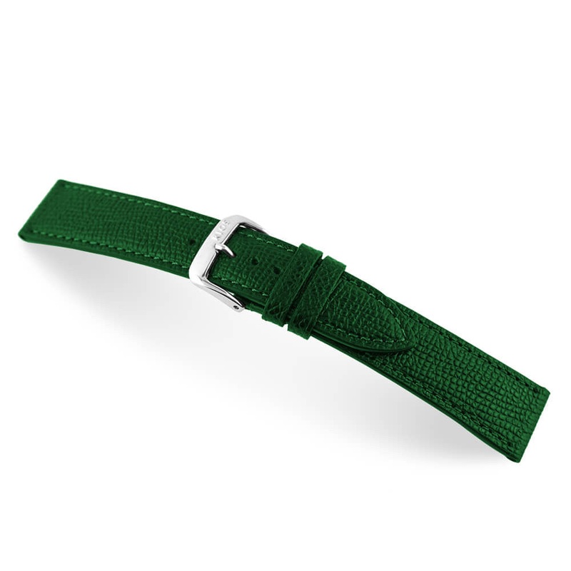 Genuine Cowhide Watch Band | French | Forest Green