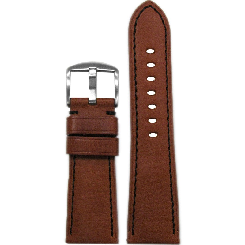 Soft Calf Leather Watch Band | Rou HZ | Colored Stitch | for Panerai Radiomir