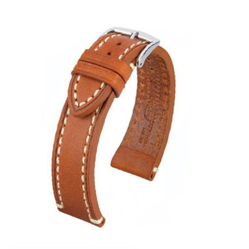 Vegetable Tanned Vintage Watch Strap | Liberty | Golden Brown | Hirsch