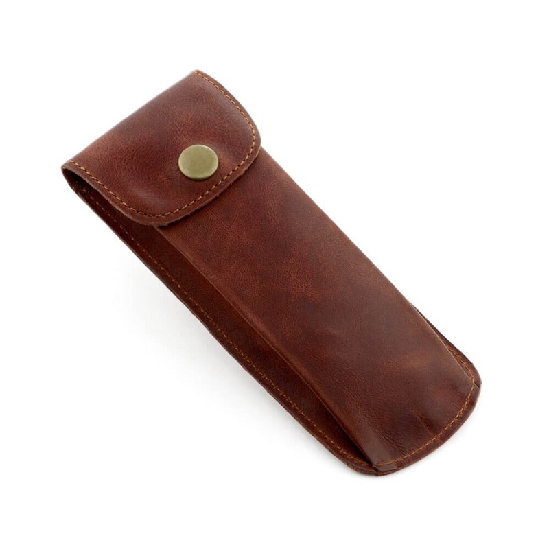 Vintage Leather Watch Pouch | Constantin | Mahogany