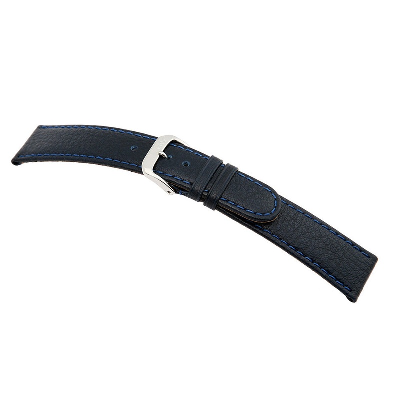 Buffalo Leather Watch Band | Texas | Ocean Blue