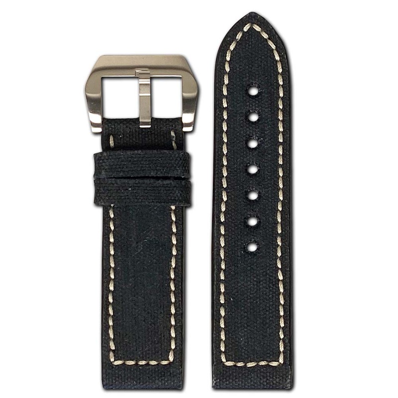 Genuine Canvas Watch Band | Ohio | Black